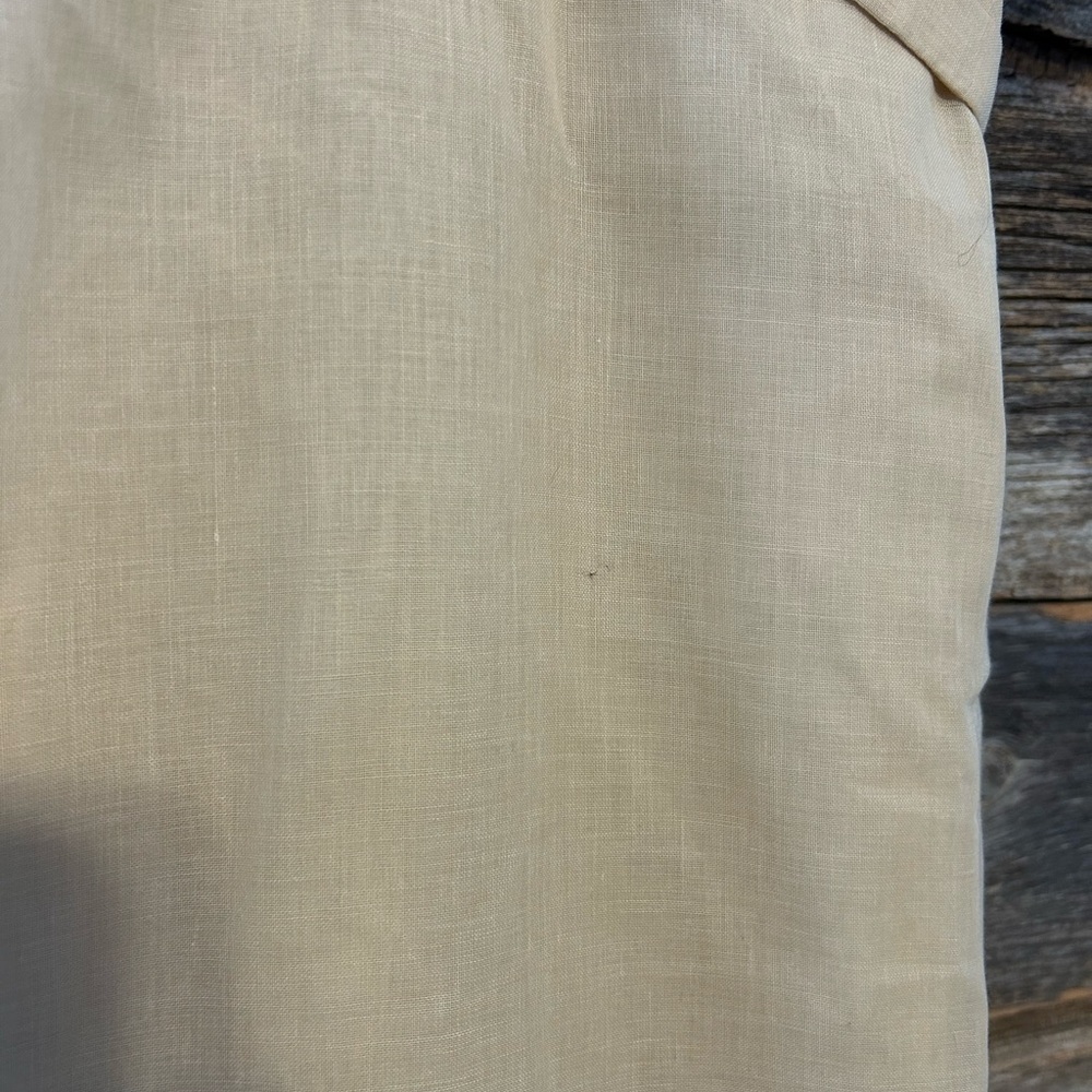 Vintage Elegant Cream Lace Maxi Dress Zipper in Back Buttons on Front Wedding - Picture 4 of 11